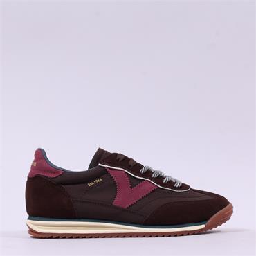 Victoria Saturno Retro Trainer - Mocha